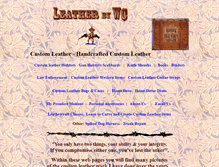 Tablet Screenshot of leatherbywc.com